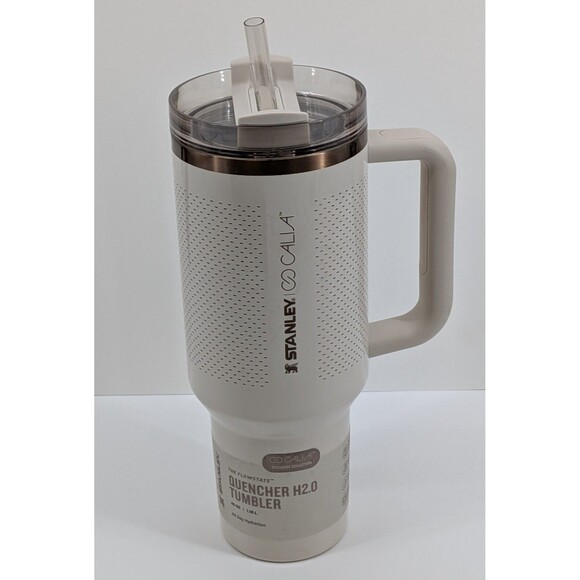 Stanley Other - Stanley Calia Exclusive Quencher H2.0 FlowState Tumbler 40oz Cream White